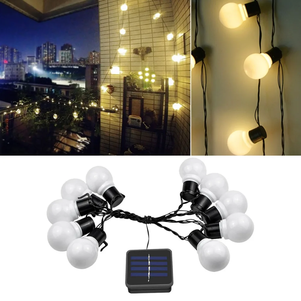 

Garden Light LED Solar Strings 2.5M 5M oswietlenie ogrodowe 10 20 LEDS Waterproof Home Decoration Bulb Lamp Outdoor Lighting