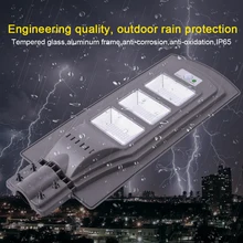 Новое поступление 20 Вт 40 Вт 60 Вт на солнечных батареях в виде радара, сенсорный светильник, светодиодный уличный фонарь, уличная Водонепроницаемая настенная лампа