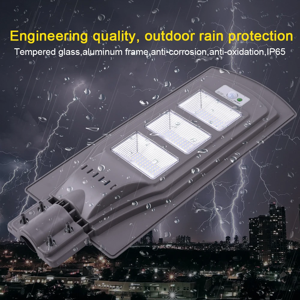 Nieuwe aankomst 20 w 40 w 60 w Zonne-energie Radar Sensor Licht Controle LED Straat Licht Outdoor Waterdichte Wand lamp