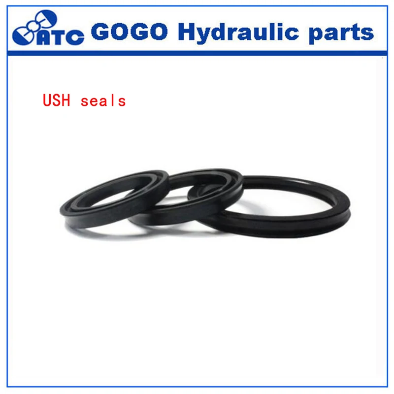 

USH Hydraulic Piston and Rod Seal with Rubber and NBR Clamp Rubber Double Acting Piston Rod Seals