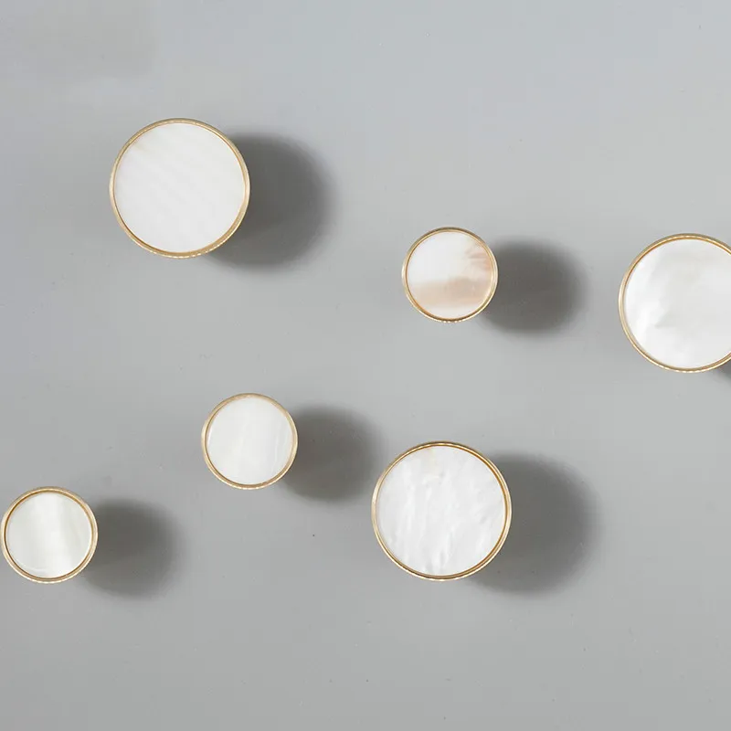 

Brass Handle Creative Nordic Furniture Minimalist Pearl Shell Wardrobe Door Drawer American Cabinet Pure Copper Handle Small