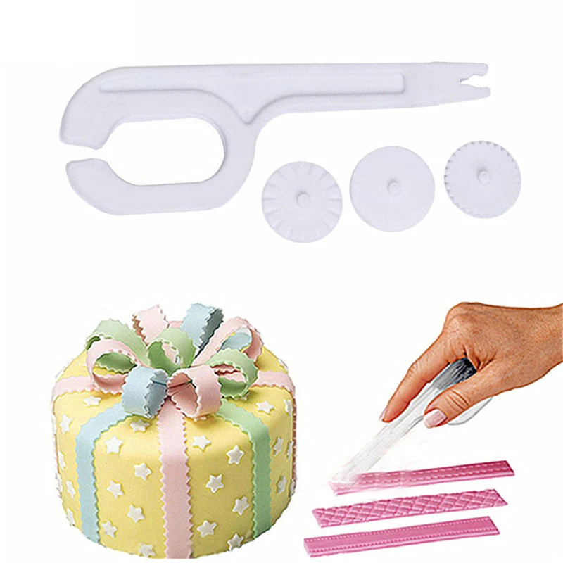 Buy DIY Wheel Fondant Embosser Cutter Cake Decorating