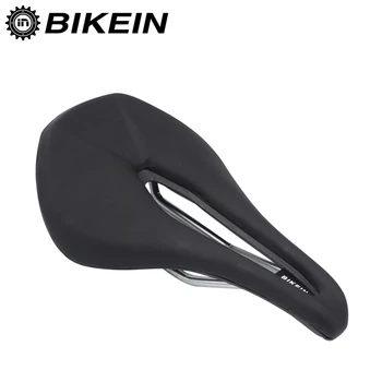 

BIKEIN MTB Bicycle Leather Breathable Saddle Cycling Mountain Bike Front Seat Mat Breathable Round Rails For Bike Accessories
