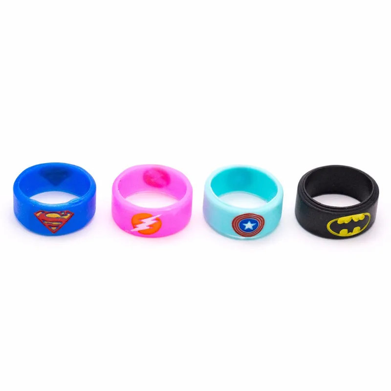 

2pcs Batman Superman Vape Band Non Slip Silicone Ring for e-cigarette Decorative Protection Diameter 18-25mm Atomizer Kit