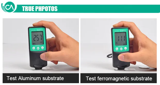 ELECALL EC771N цифровой Толщина датчик покрытие метр Ширина измерительный прибор Краски гальванопокрытием Толщина измерения
