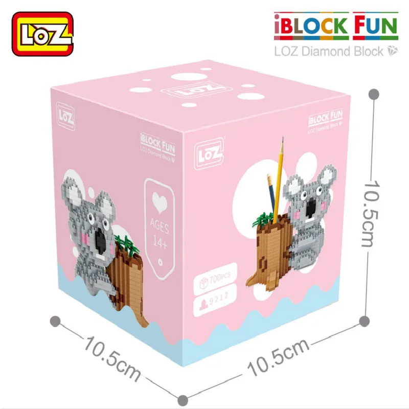 LOZ-Diamond-Blocks-Koala-Pen-Holder-Cute-Animal-Micro-Building-Brick-Blocks-Creative-Decompression-Toy-Children (2)
