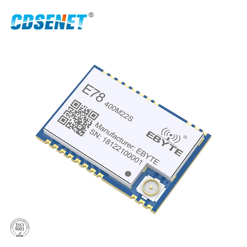 

ASR6501 SoC LoRa 22dBm Wireless Transceiver E78-400M22S 128KB SMD IPEX Stamp Hole Connector RF Module