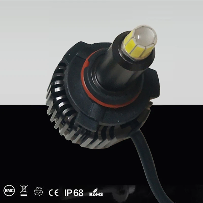 DLAND собственный D40 360 градусов светящиеся фокусировки 90W 6000LM авто светодиодный лампа с чипом CREE H1 H3 H7 H11 HB3 HB4 880 881