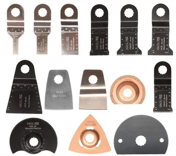 

14 pcs Oscillating multi tool Saw Blades Accessories for Rigid AEG etc Multimaster power tool ,FREE SHIPPING