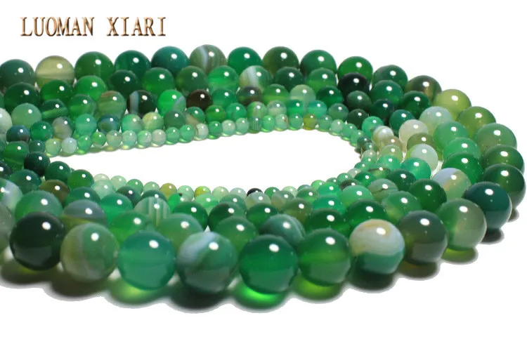 Women/'s 10 mm Vert naturel jade Ronde Pierres Précieuses Perles Collier 18/" AAA