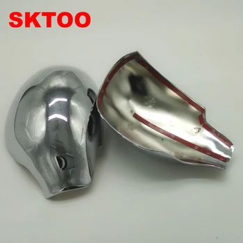 

SKTOO Accessories FIT FOR PEUGEOT 206 SW CC DOOR SIDE WING MIRROR CHROME COVER REAR VIEW CAP Rearview mirror cover