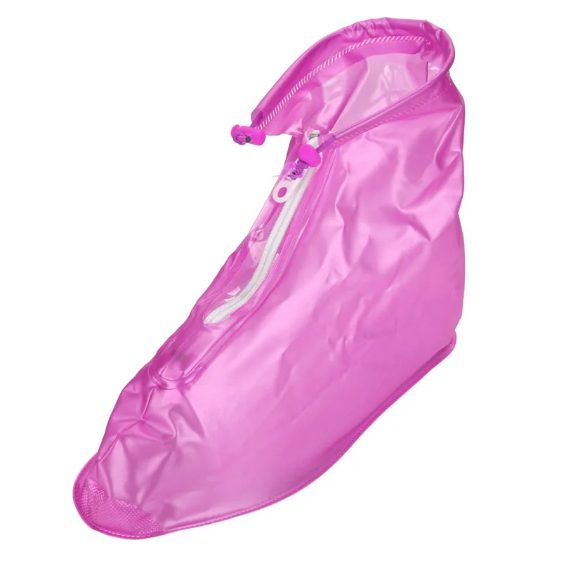 Portable Rain shoe rainproof shoes cover Waterproof Rain Shoes Covers Thicker Non-slip Scootor Boots Umbrella Accessories #2h29 (13)