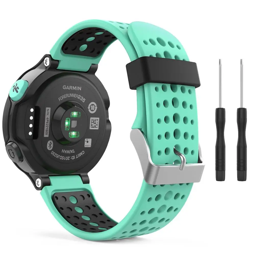 Ktab ремешок для Garmin 235 Сменные силиконовые полосы Garmin Forerunner 235/235 Lite/220/230/620/630/735XT ремешок для часов