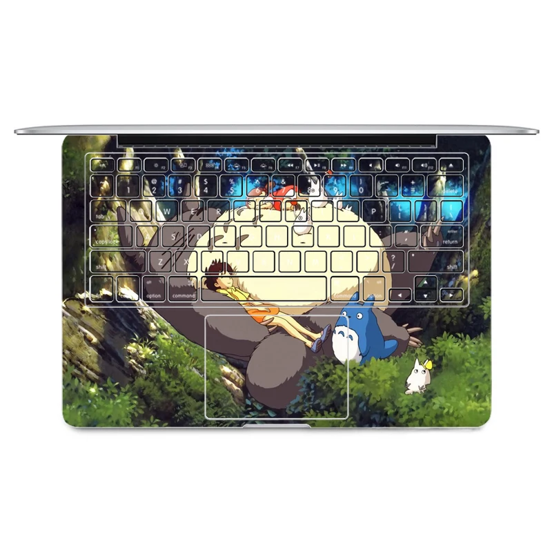 totoro apple laptop sticker