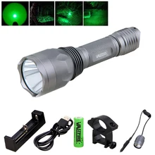 Светодиодный фонарик для тактического пистолета XML-Q5 пистолет фонарь рельс 20 мм прицел для страйкбольного оружия крепление фонарь для ружья прожектор с пультом дистанционного давления