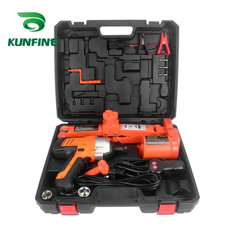 KUNFINE DC12V 2T Electric Impact Wrench & Electric Jack 004 (2)