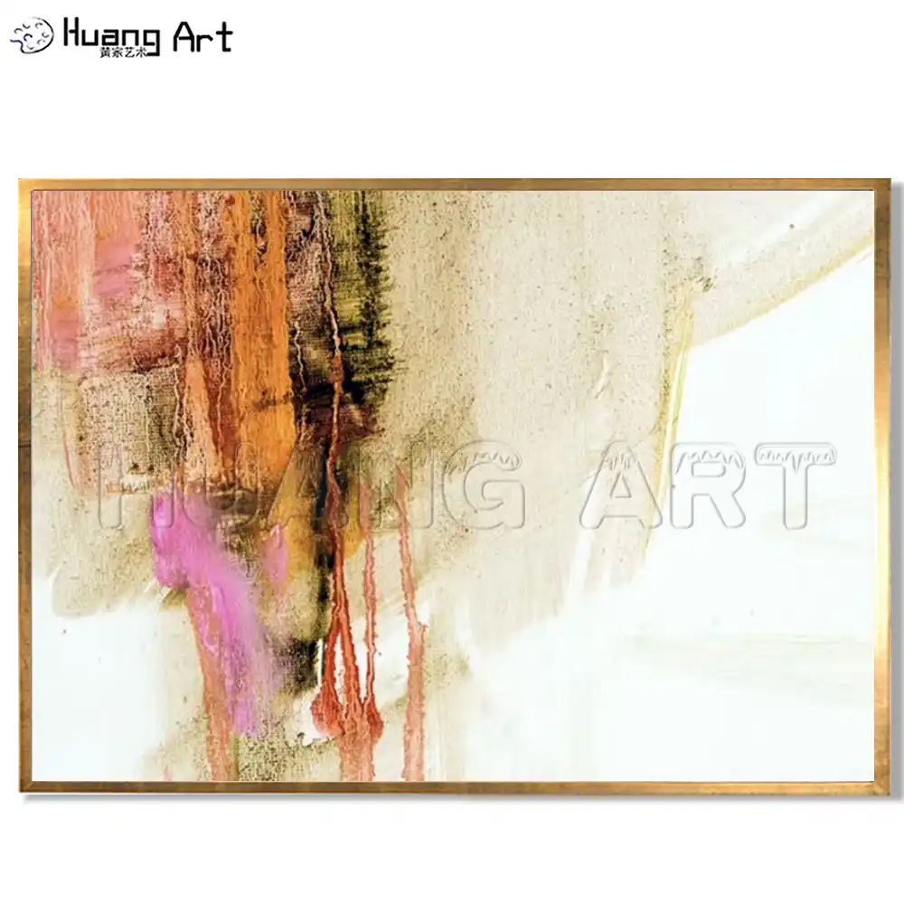 Low Price Abstract Oil Painting On Canvas For Living Room Wall
