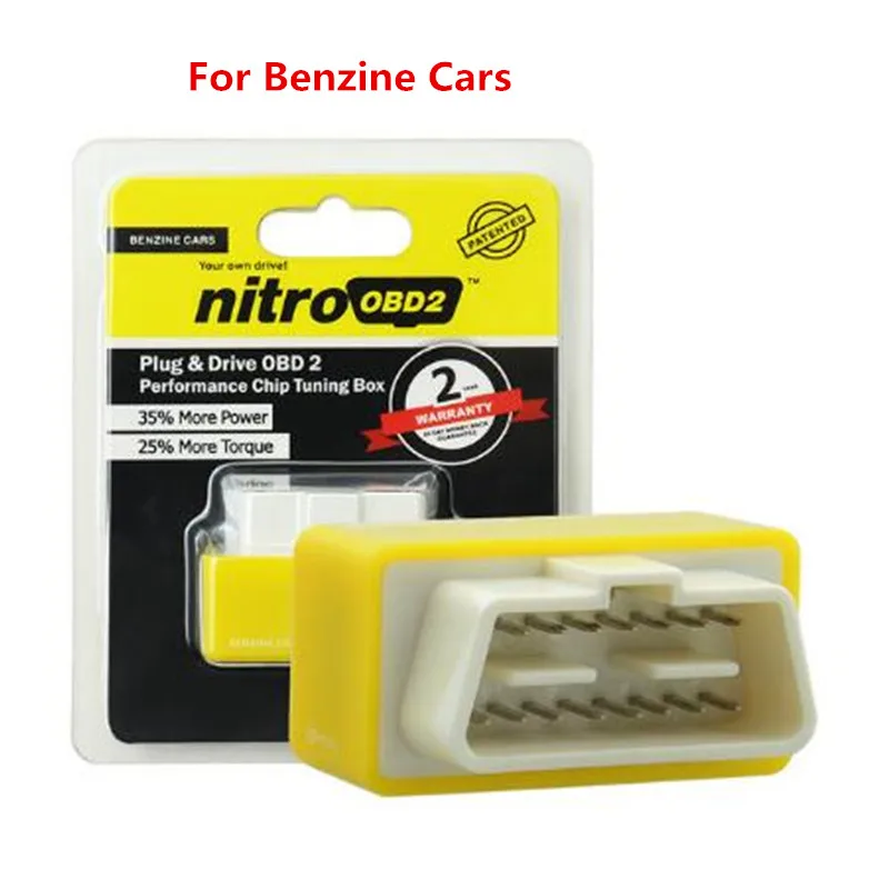 

NitroOBD2 Gasoline Benzine Cars Chip Tuning Box More Power & Torque Nitro OBD2 Plug and Drive Nitro OBD2 Tool