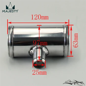 

2.5" 63mm OD Aluminium T Shape Tube Pipe Joiner for 25mm OD BOV Adapter