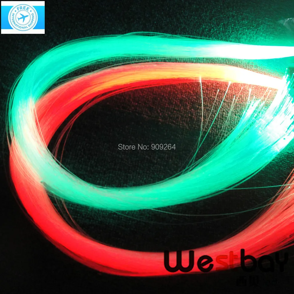 Free shipping PMMA optic fiber strans 1 5mm 100pcs X2meter for led light illuminator light source