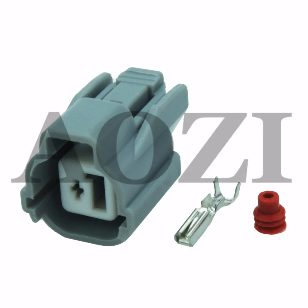 

10 Sets Kit Single Pin Horn Auto Cable Waterproof Connector Vtec Solenoid Plug 6189-0386