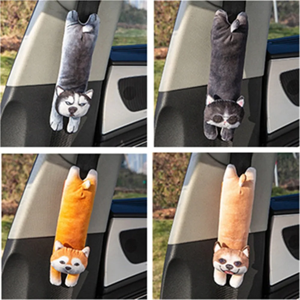 Car Styling Seat Belt Cover Cartoon Car Seatbelt Shoulder Protector Pad Cushion Safety Belt Pillow Strap Harness Accessories