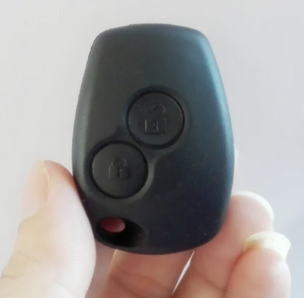 

Audew 2 Buttons Remote Car Key Shell for Renault No Chip Uncut Blade Car Key Case Flip Fob Car Cover