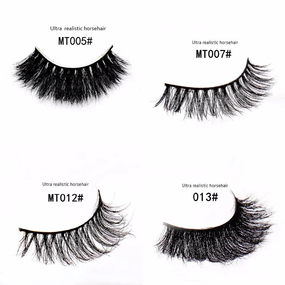LEHUAMAO False Eyelashes Handmade Real Natural Horse Hair Lashes Thick Soft Eye Lashes Long Cross False Eyelash Extension MT005 LEHUAMAO False Eyelashes Handmade Real Natural Horse Hair Lashes Thick Soft Eye Lashes Long Cross False Eyelash Extension MT005