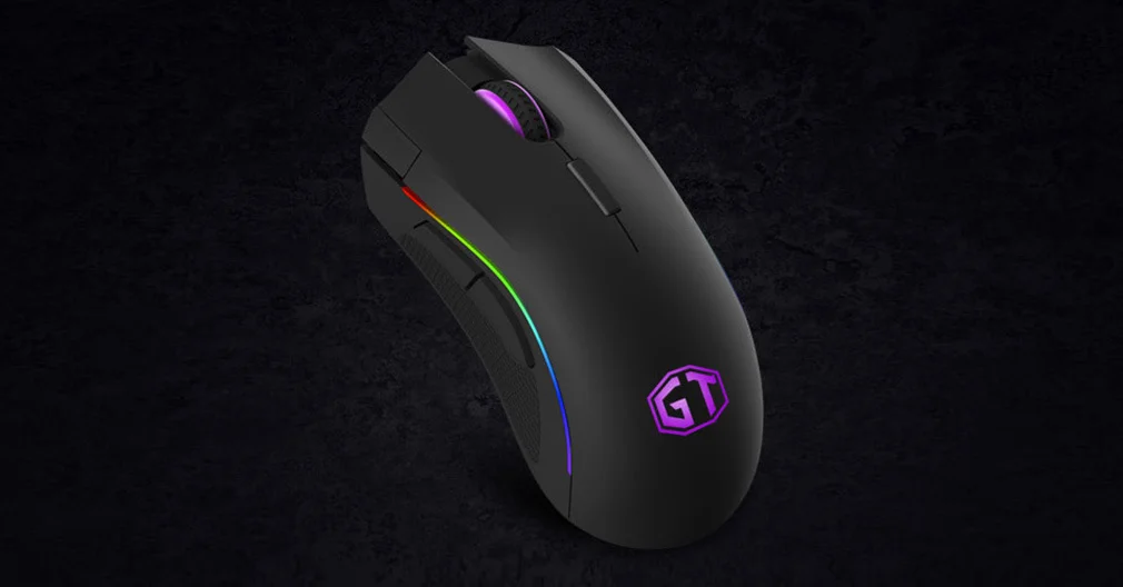 Delux M625 A3050 RGB Backlight Gaming Mouse 4000 DPI 7 Programmable Buttons USB Wired Mice For Overwatch LoL Game For PC Laptop