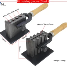 Золото/серебро/металл ЕС литья канавка слитка плесень ювелирные изделия инструменты Размер Регулируемый