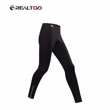 REALTOO мужские командный велосипед длинные брюки быстросохнущие высокая эластичность велосипедные шорты для езды черные спортивные велосипедные шорты