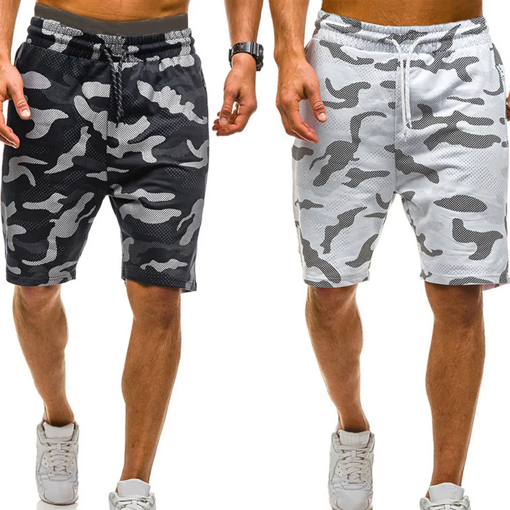 

Litthing 2019 New Men Camouflage Shorts Casual Male Military Cargo Shorts Knee Length Mens Summer Short Pants Pantalon Homme