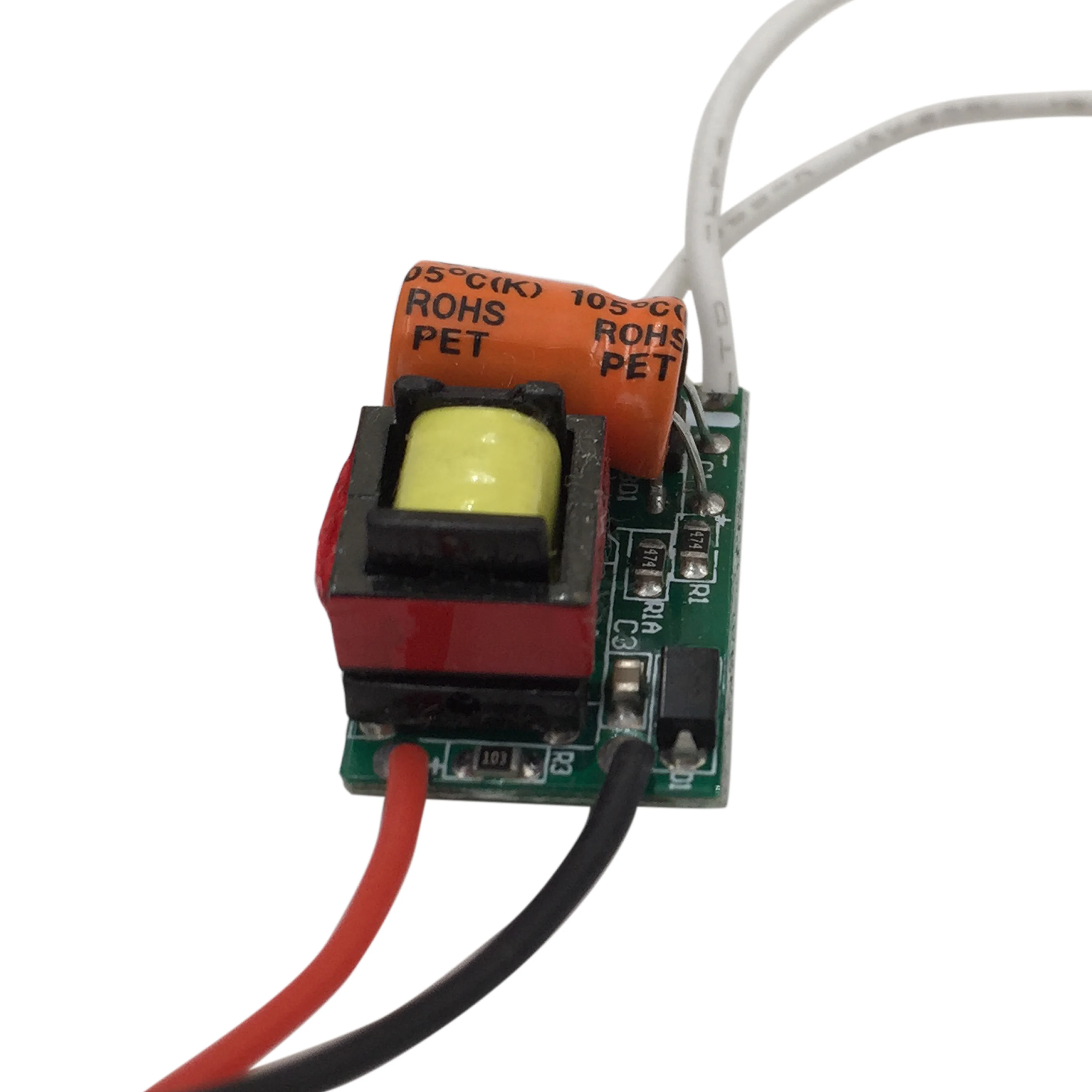 

Built-in led constant current driver 280mA 300mA 3W 4W 5W 7-17V dc isolation Lighting Transformer power supply for cob led light