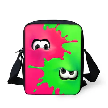 

2019 Anime Game Splatoon 2 Messenger Bags Colorful Lightweight Crossbody Bags 3D Shoulder Bag Casual School Bags For Kids Gifts