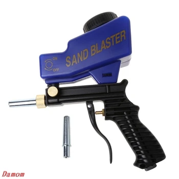 

Portable Gravity Sandblasting Gun Machine Abrasive Pneumatic Set Removing Spot Rust Blasting Device