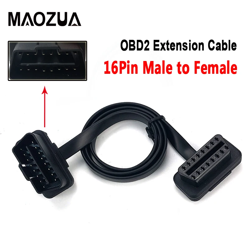 5 шт. 16Pin OBDII OBD 2 OBD2 Кабельный разъем диагностический инструмент ELM327 адаптер