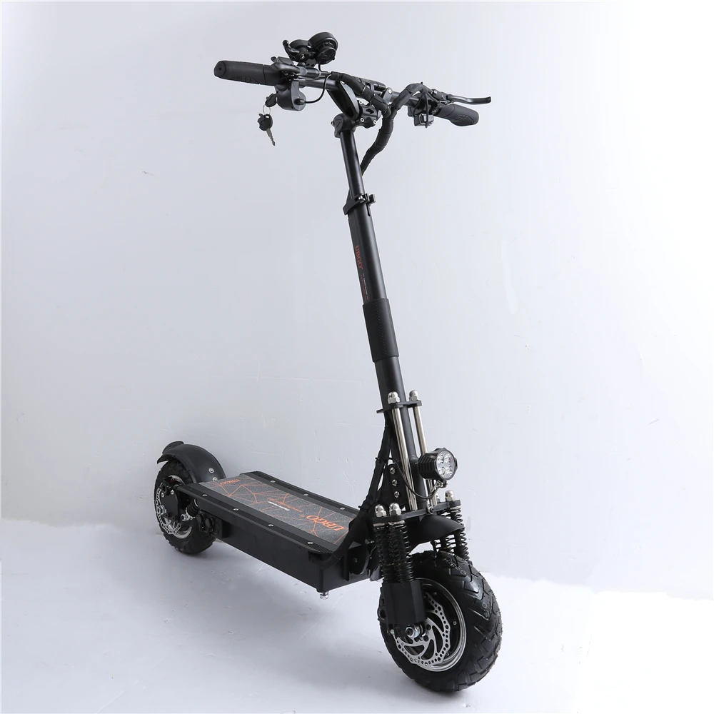 Flash Deal UBGO 1005+ Vacuum Tire Motor 52V Double Drive Powerful Electric Scooter 10inch E-Scooter 1