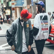  font b Women b font Men coat brand baseball Clothing outerwear Japanese style MA1 bomber