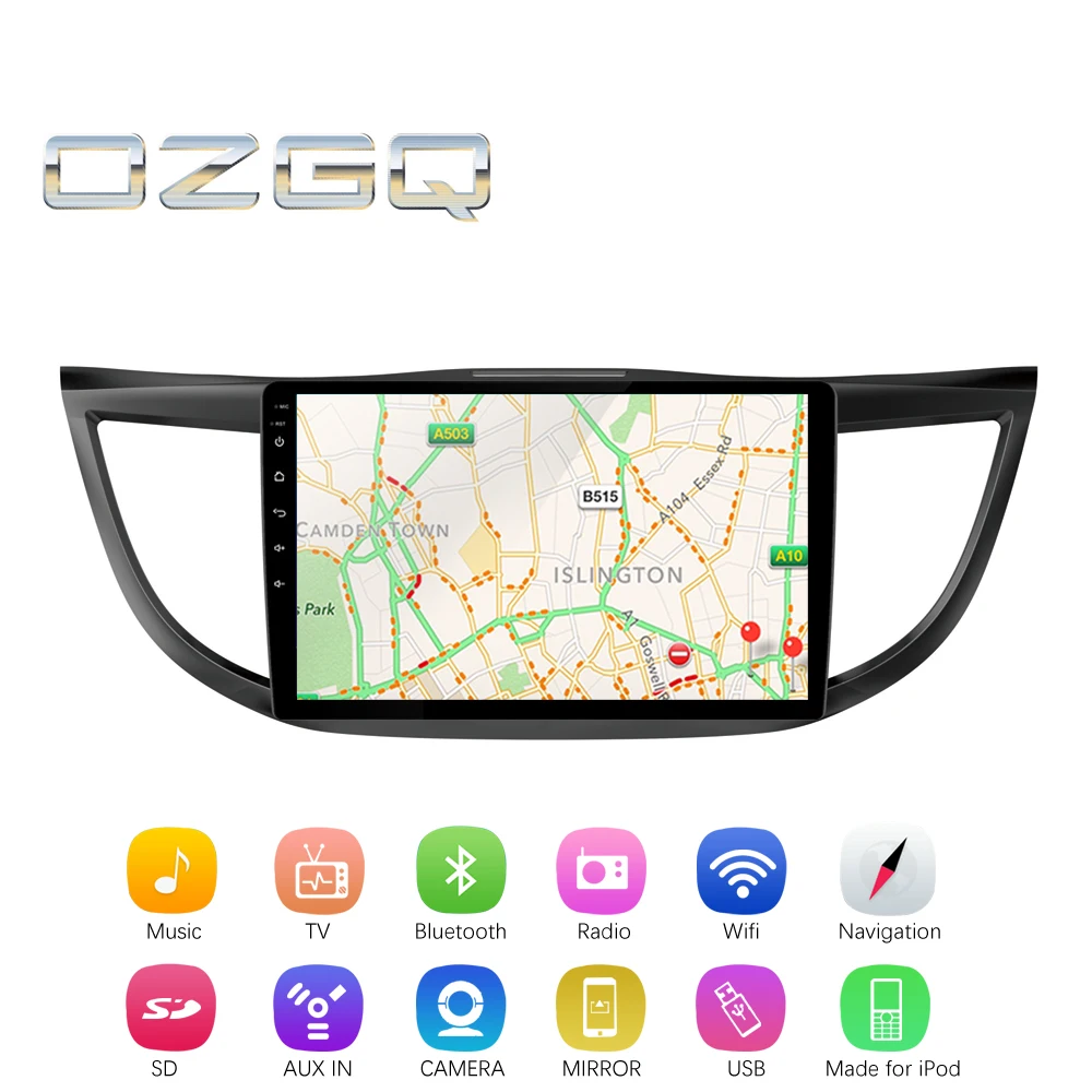 Best OZGQ Android 7.1 Car Player For Honda CR-V / CRV 2011-2016 HD Screen Auto GPS Navigation BT Radio TV Audio Video Music Stereo 2 Best OZGQ Android 7.1 Car Player For Honda CR-V / CRV 2011-2016 HD Screen Auto GPS Navigation BT Radio TV Audio Video Music Stereo 2