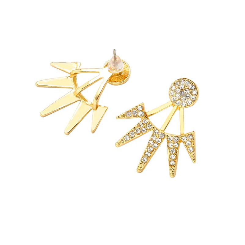 2018 Fashion earrings for women Lady Elegant Crystal Rhinestone Ear Stud Earrings Jewelry for Girl Brincos Bijoux Femme J06#N (6)