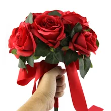 Inofin Букет Горячие продажи искусственные пенные цветы пены розы для свадебной композиции Свадебные букеты