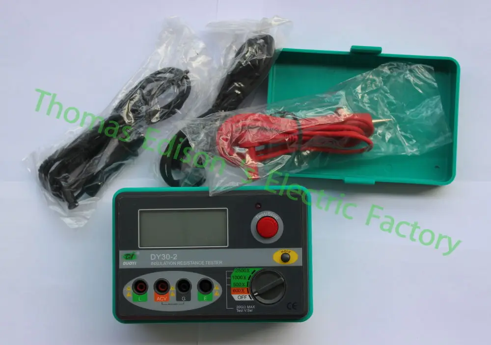 ФОТО DY30-2 2500V 20G ohm Digital Insulation Resistance Tester / Megger / Megohmmeter  tester meter