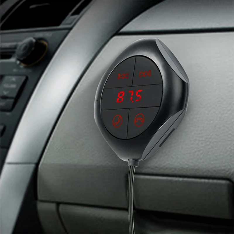 Домен 6 в 1 хэндс фри Беспроводной Bluetooth FM передатчик модулятор Автомобильный MP3