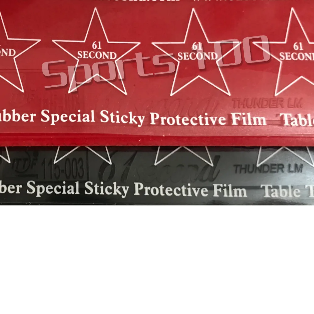 2 قطعة 61 الثاني الرعد LM التدريب المطاط النقاط في تنس طاولة مضرب المطاط مع الإسفنج