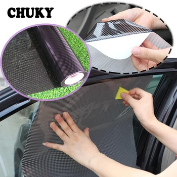 

CHUKY Car Styling Static Electricity Sticker Shade Covers For BMW E46 E39 E60 E90 E36 F30 F10 X5 E53 E34 E30 Mini Cooper Lada