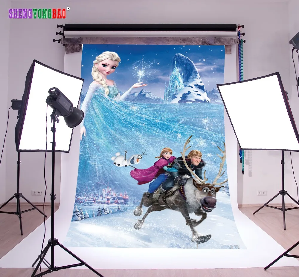 

SHANNY Vinyl Digital Printed Backdrops for Photography ice and snow theme Photo Studio Background NYHSH-5514