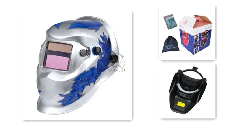 

Auto darkening welding helmet/face mask/cap for the welding machine EH-856