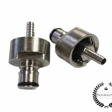 Нержавеющая сталь карбонизации крышка w 5/1" Барб, тип шарикового замка, подходит для безалкогольных напитков ПЭТ бутылки, доморощенного Kegging