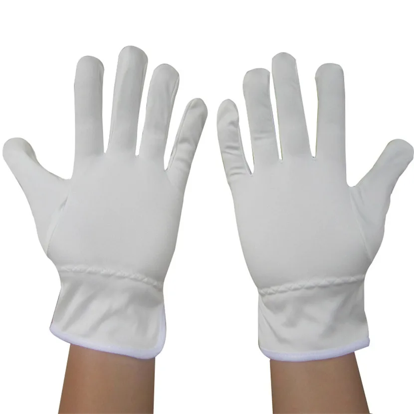 2 пары, высококлассные, белые, не оставляющие отпечатков пальцев, Сервировочные, командный привод, для осмотра, для осмотра, поднятие флага, ювелирные изделия, рабочие перчатки