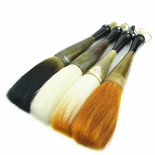 Медведь волос традиционная китайская каллиграфия кисть Ручка Мягкая шерстяная щетка для волос китайский пейзаж кисть для акварельной живописи принадлежности